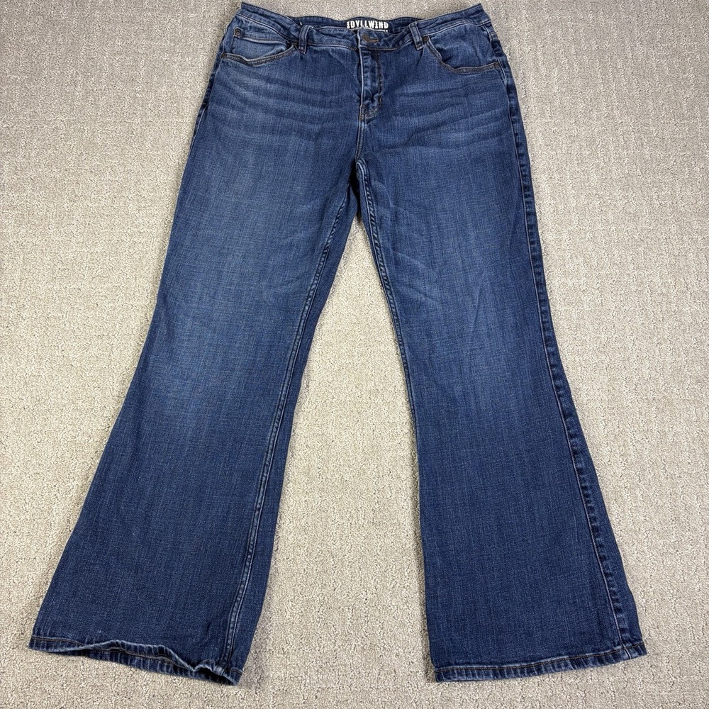 Idyllwind Fueled by Miranda Lambert Flare Jeans Women's Size 16W x 32L Dark Wash
